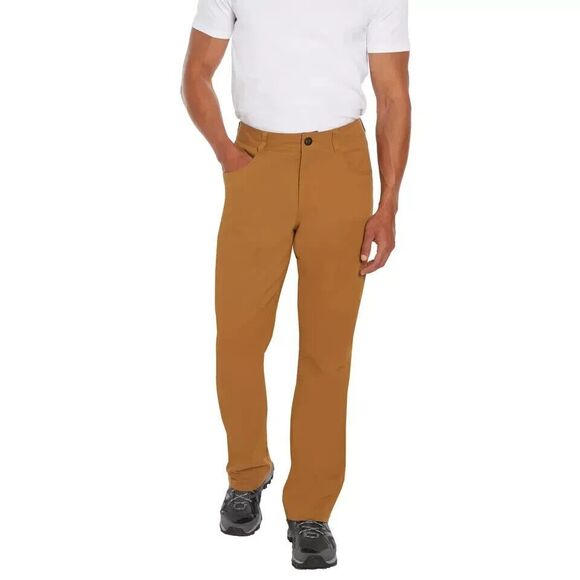 Orvis Men's Fleece Lined Stretch Fabric Pant, Tan, 32x29